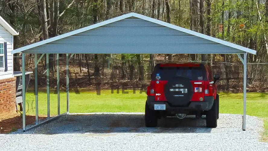 20x20x7 Two Car Carport