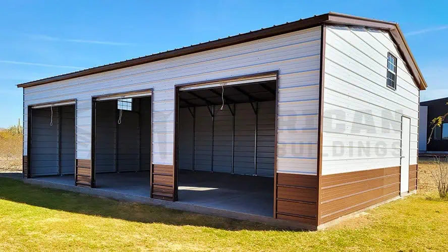 24x40x10 Three Car Garage