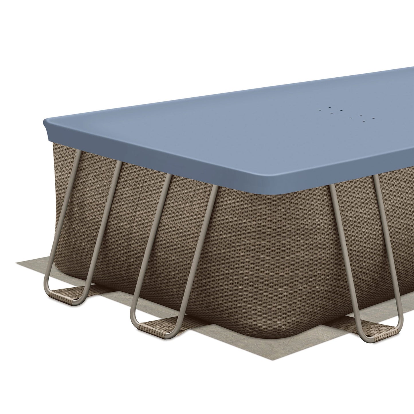 Funsicle 18'x9'x52" Oasis Rectangular Swimming Pool Set with 18' Cover