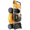 21 in. 20-Volt Cordless Electric Manual Walk Behind Self Propelled Mower with Two 12 Ah Flexvolt Batteries and Charger