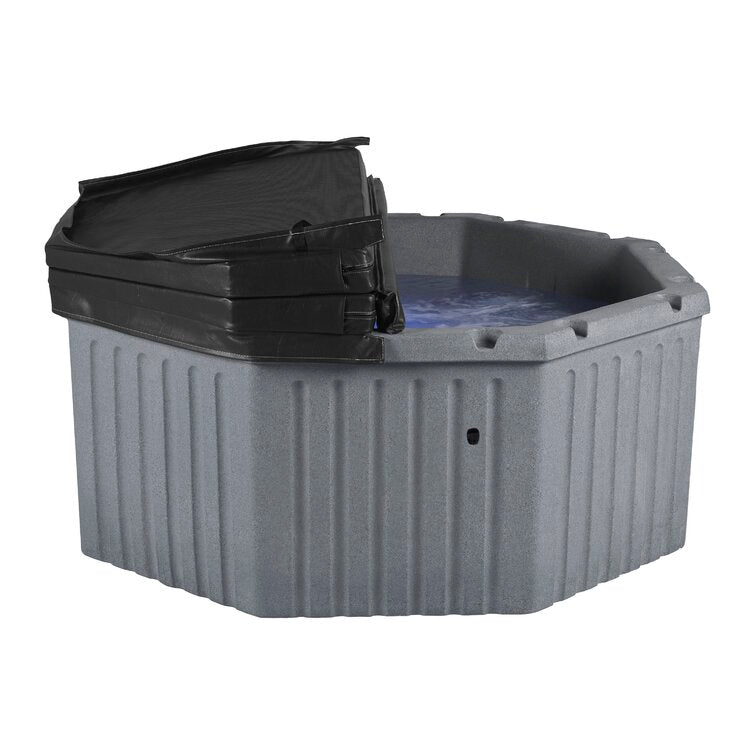 Evolve 8-Person 20 Stainless Jet Plug and Play, 240V Hot Tub, True Stainless Heater, Ozone and Multi-Color LED Lighting