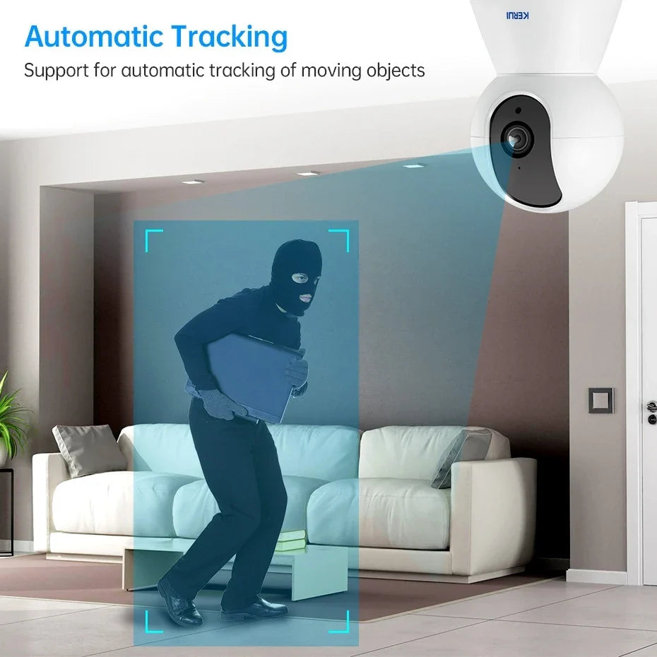 NNEOBA 8MP 4K Smart WiFi IP Camera with Auto Tracking