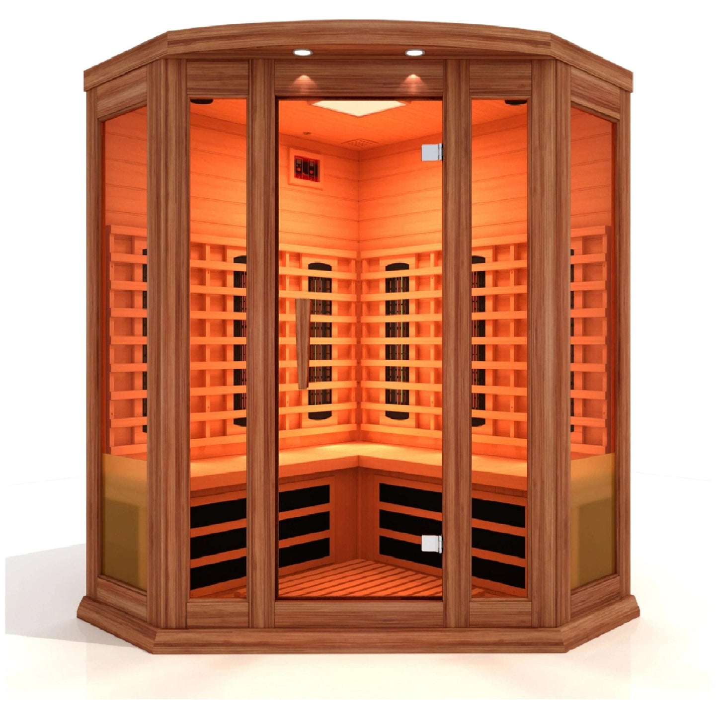 Dynamic Sauna 3 Person Maxxus Full Spectrum Infrared Sauna – Canadian Red Cedar