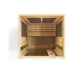 Dynamic Sauna Vittoria 2-person Low EMF (Under 8MG) FAR Infrared Sauna (Canadian Hemlock)