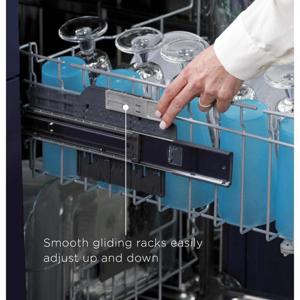 GE Adora 24 in. Stainless Steel Top Control Built-In Tall Tub Dishwasher with Stainless Steel Tub, 3rd Rack, and 48 dBA