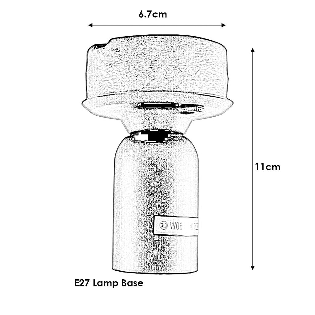 Modern Retro Industrial Vintage Ceiling Light Conduit Metal Flush Mount E27 Lamp~3665