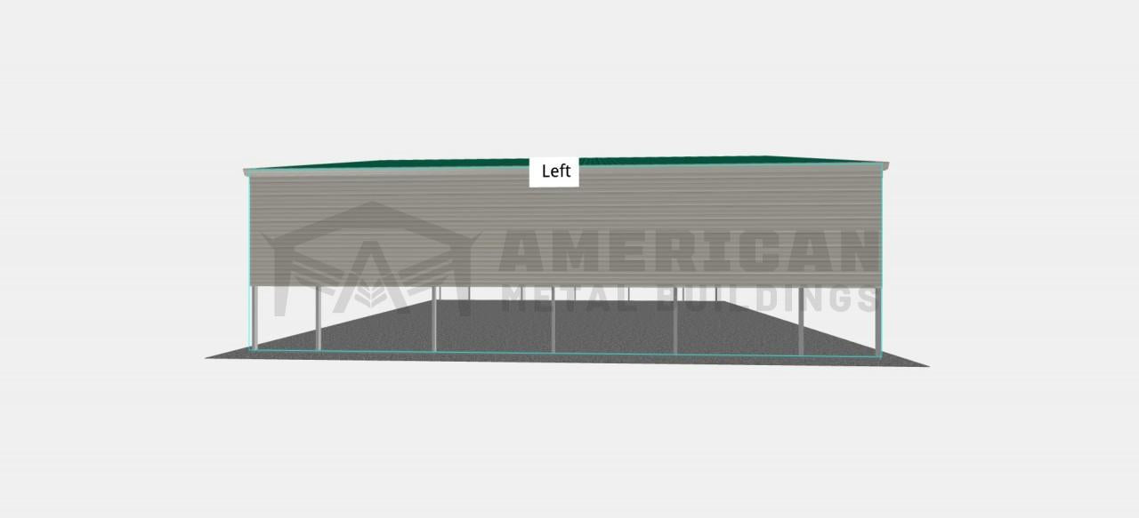 24x25x8 Steel Carport