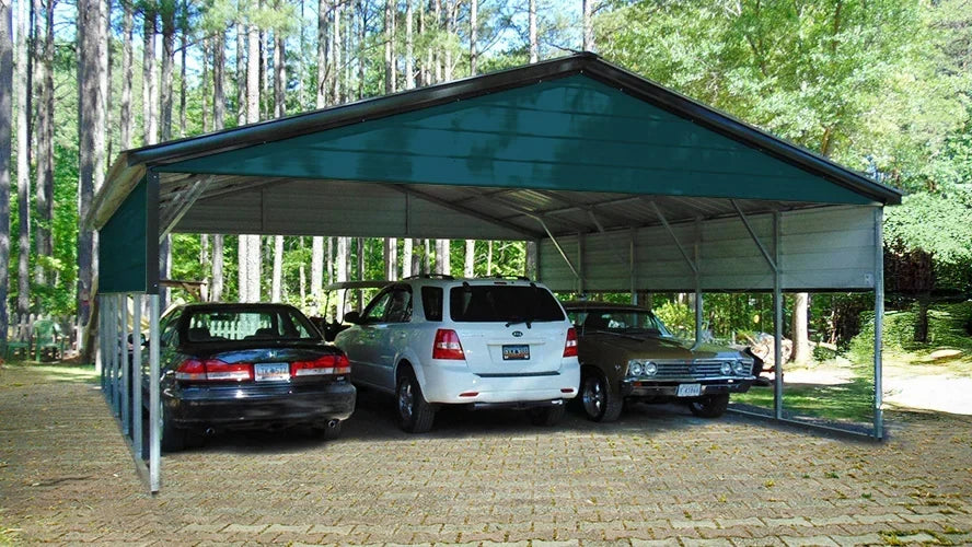 24x25x8 Steel Carport