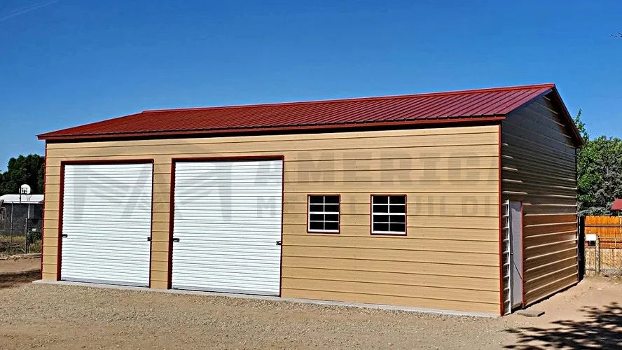 24x40x10 Metal Garage
