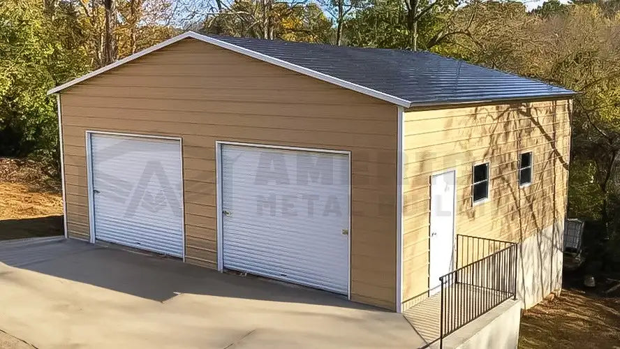 30x30x12 Two Car Garage Building