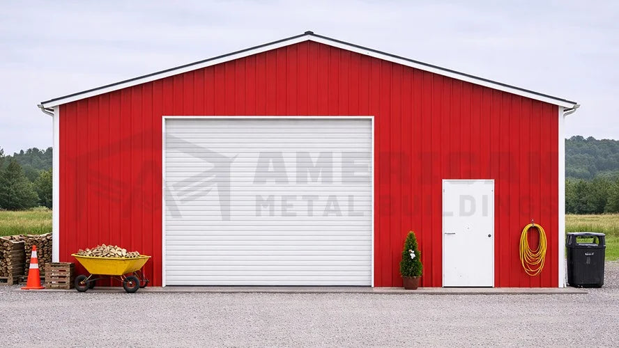 30x65x12 Metal Garage