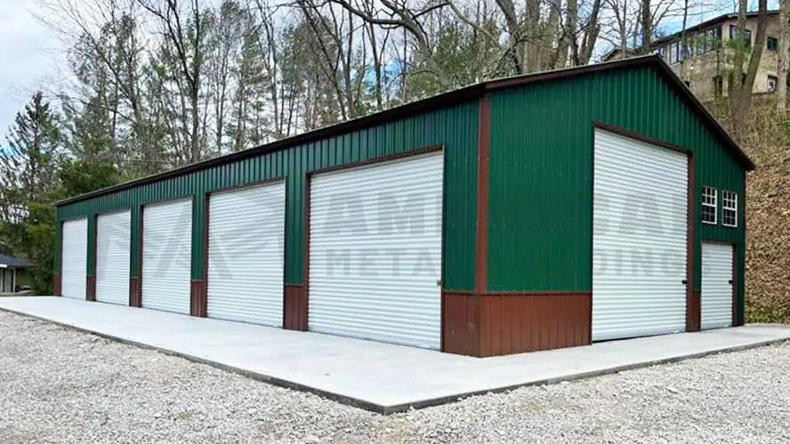30x70x12 Five Car Garage