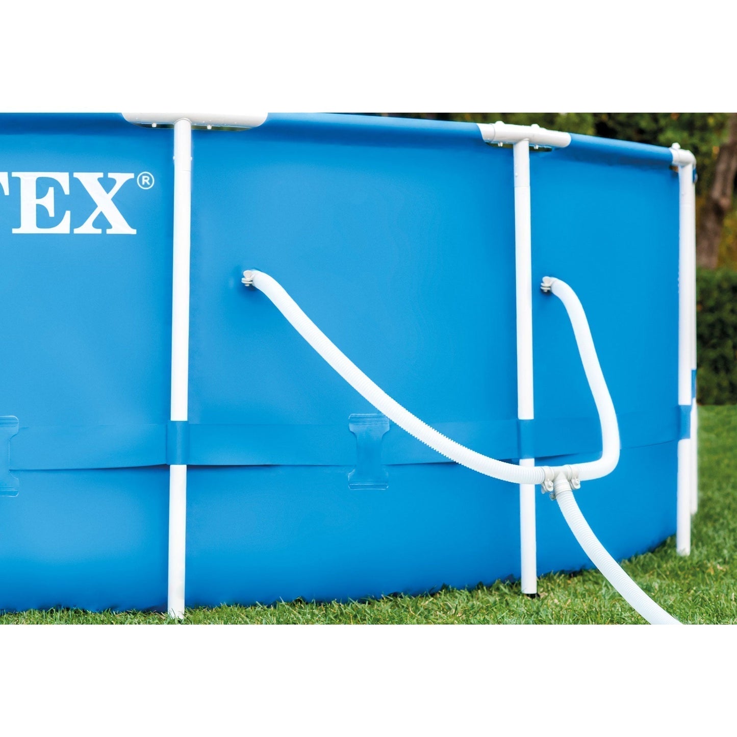 Intex 12'x30" Swimming Pool w/ Pump, Maintenance Kit (2 Pack) & 12' Pool Cover
