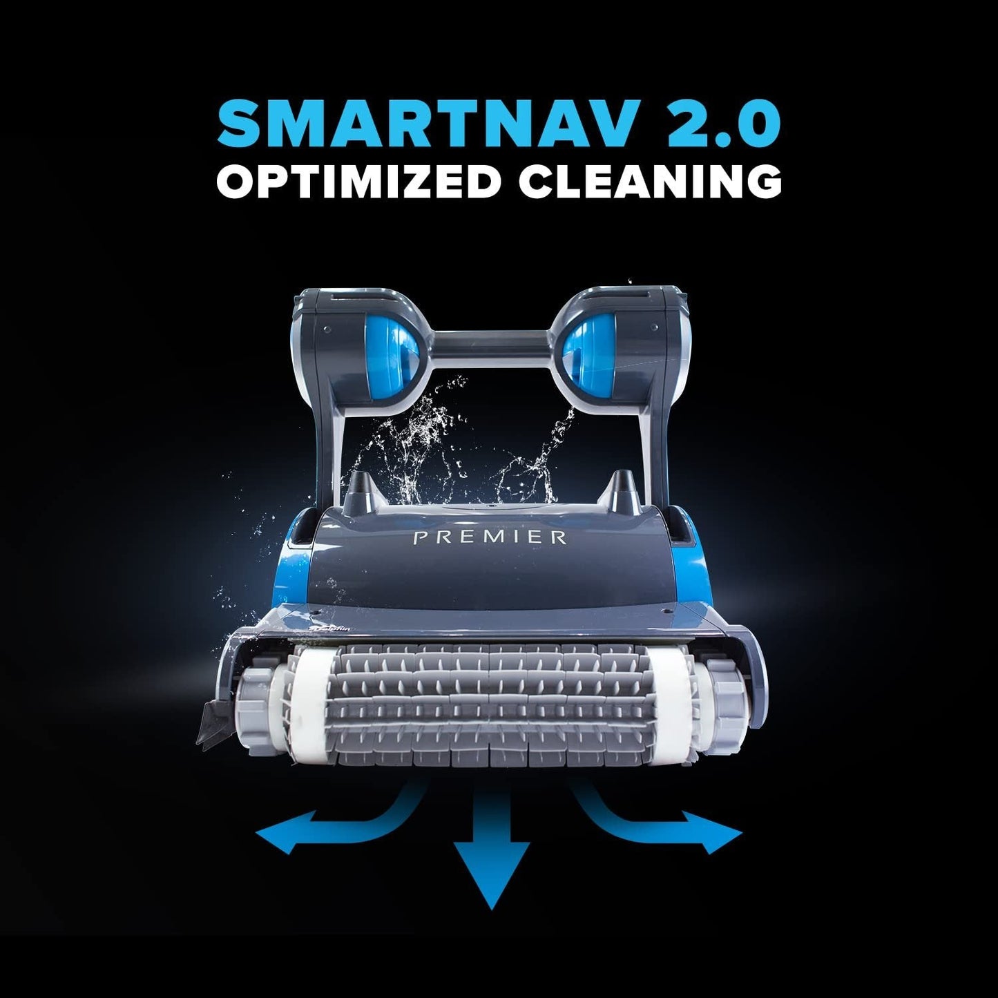 Dolphin Premier 2024 Robotic Pool Cleaner for In-Ground Pools up to 50 ft