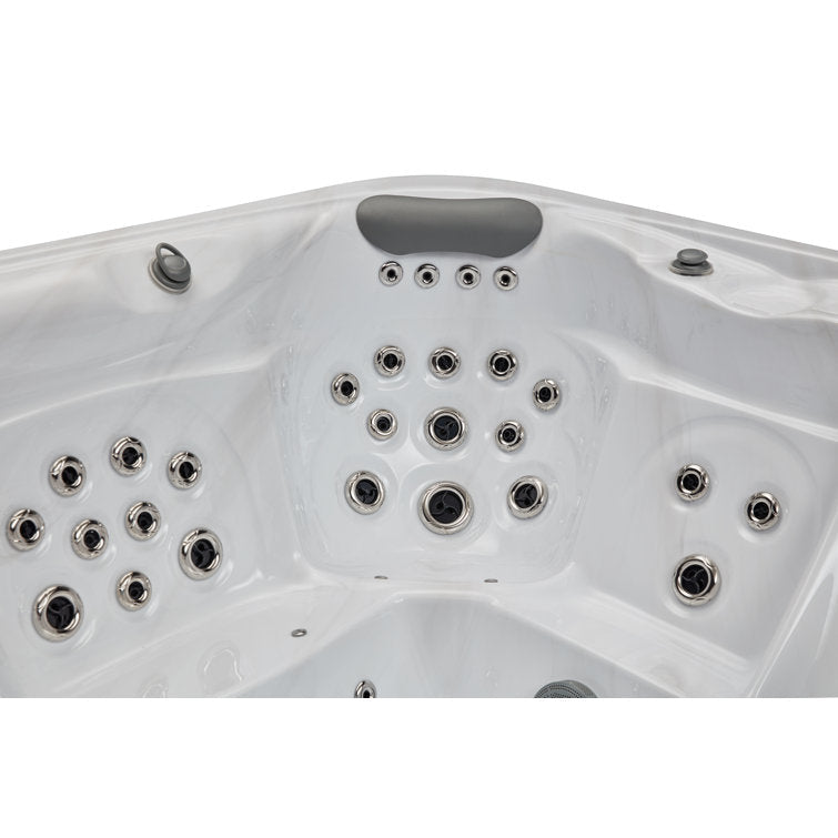 Danika 5-person 68-jet Hot Tub With Bluetooth In Gray