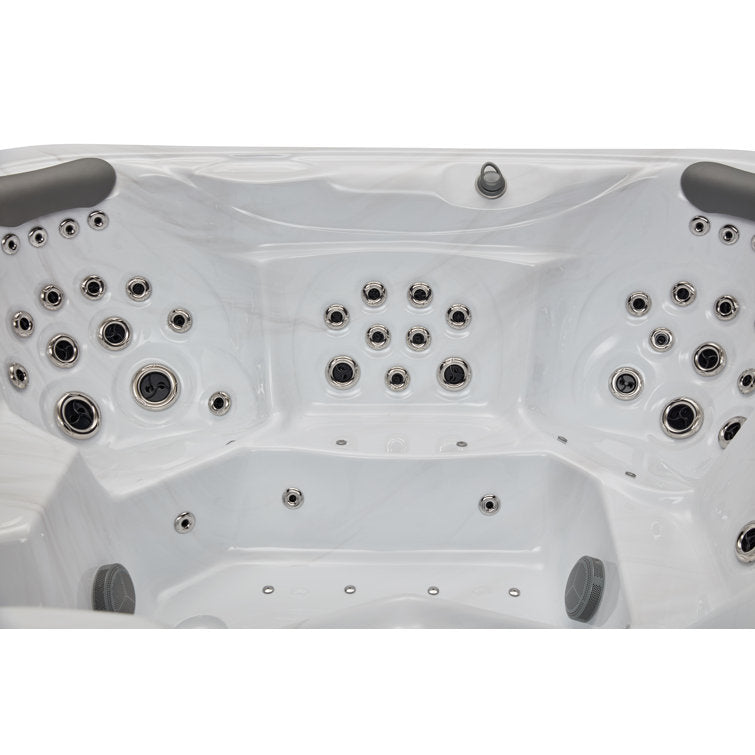 Danika 5-person 68-jet Hot Tub With Bluetooth In Gray