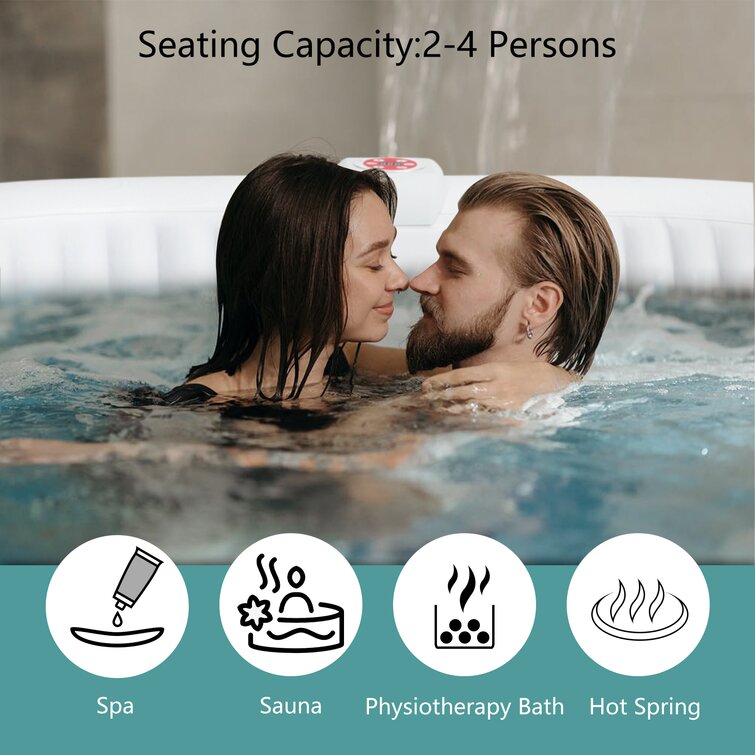 Edostory 2 – Person 90 – Jet Vinyl Inflatable Hot Tub