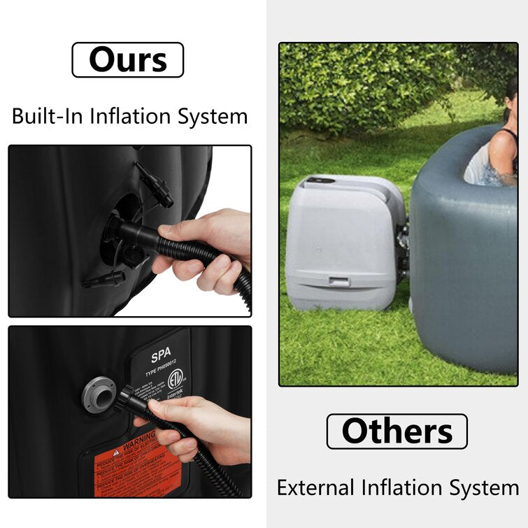 Edostory 2 – Person 90 – Jet Vinyl Inflatable Hot Tub