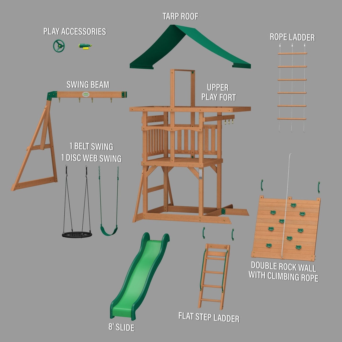 Grayson Peak Swing Set