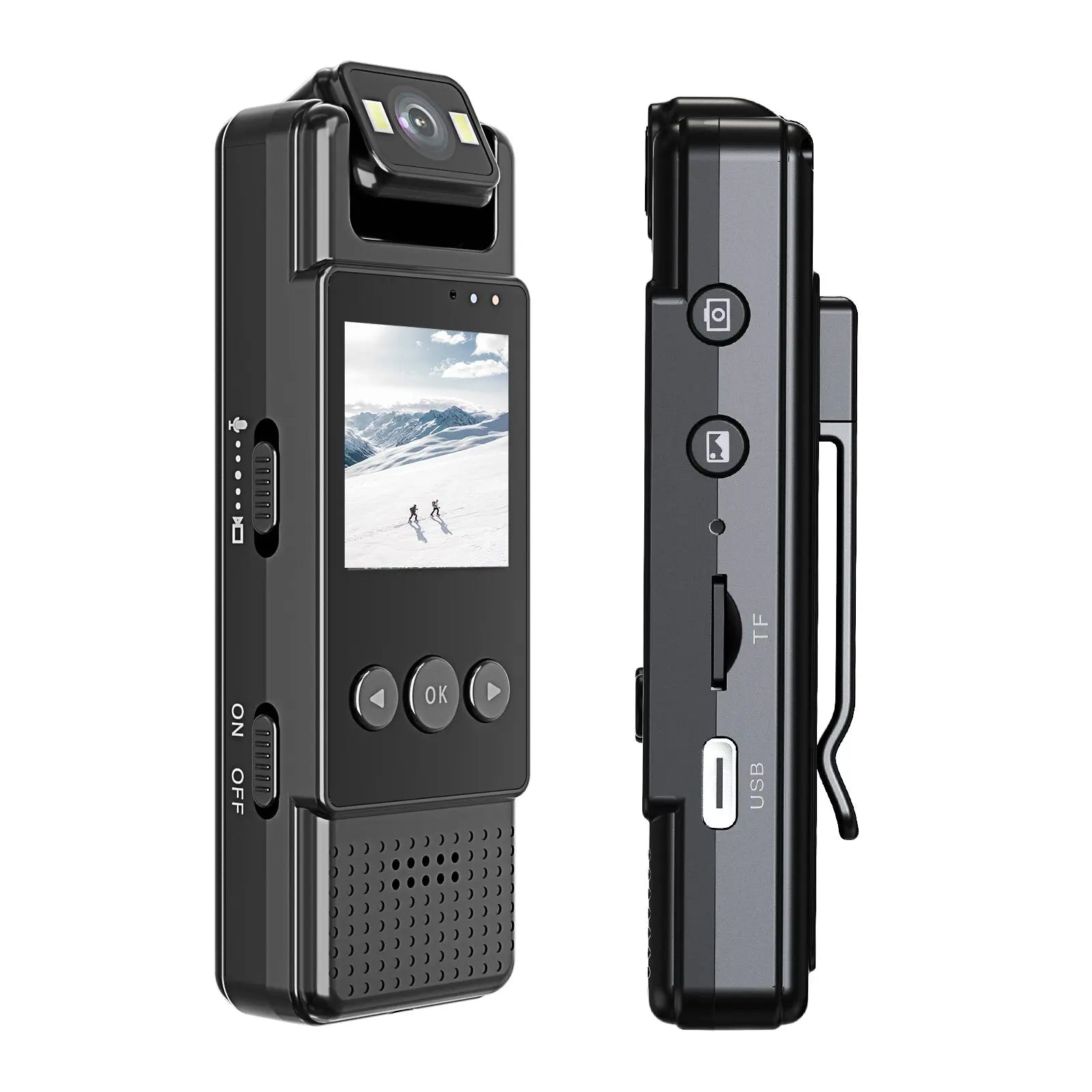 NNEOBA 1080P Mini Body Camera with Night Vision