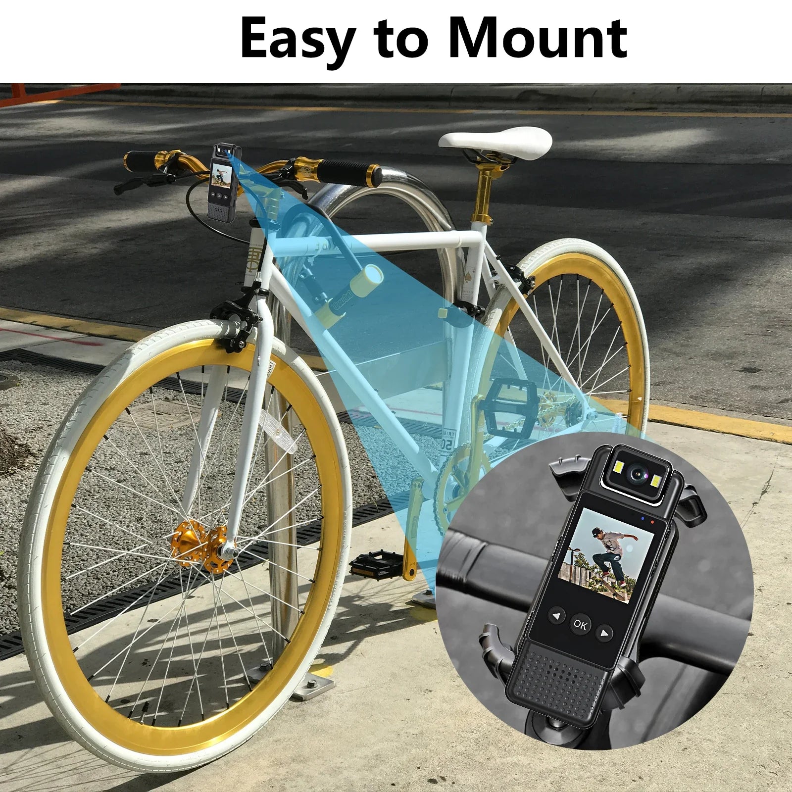 NNEOBA 1080P Mini Body Camera with Night Vision