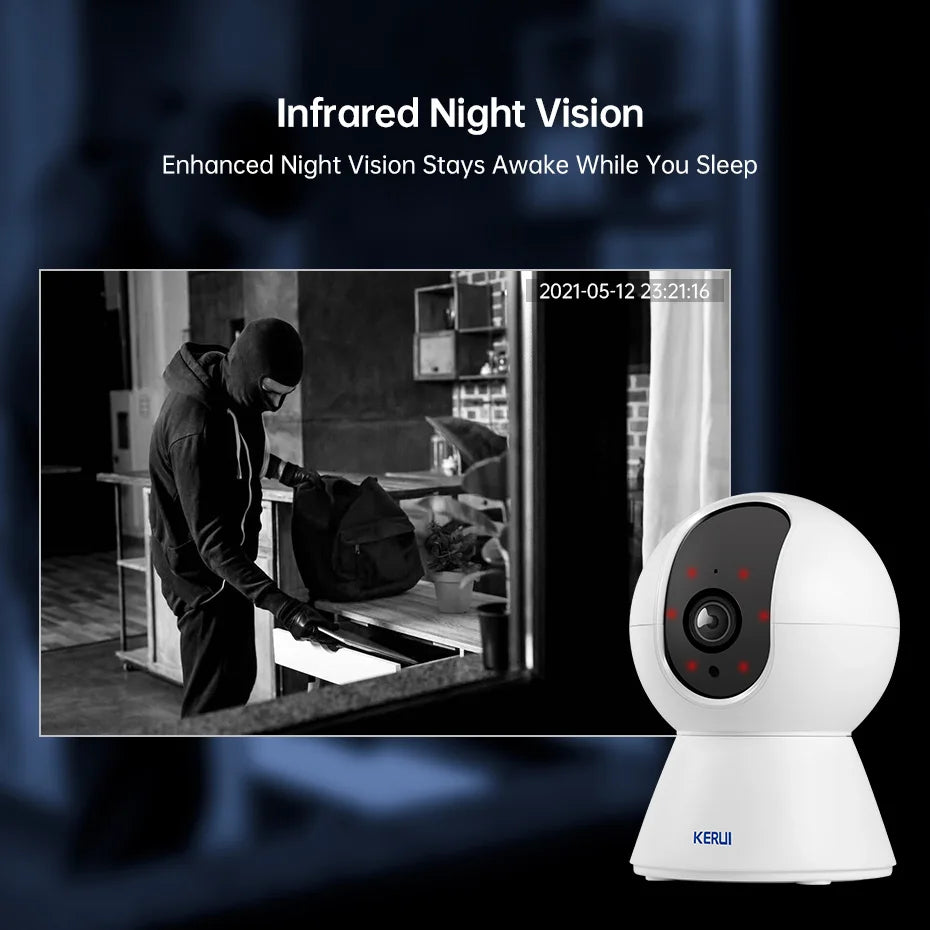 NNEOBA 8MP 4K Smart WiFi IP Camera with Auto Tracking