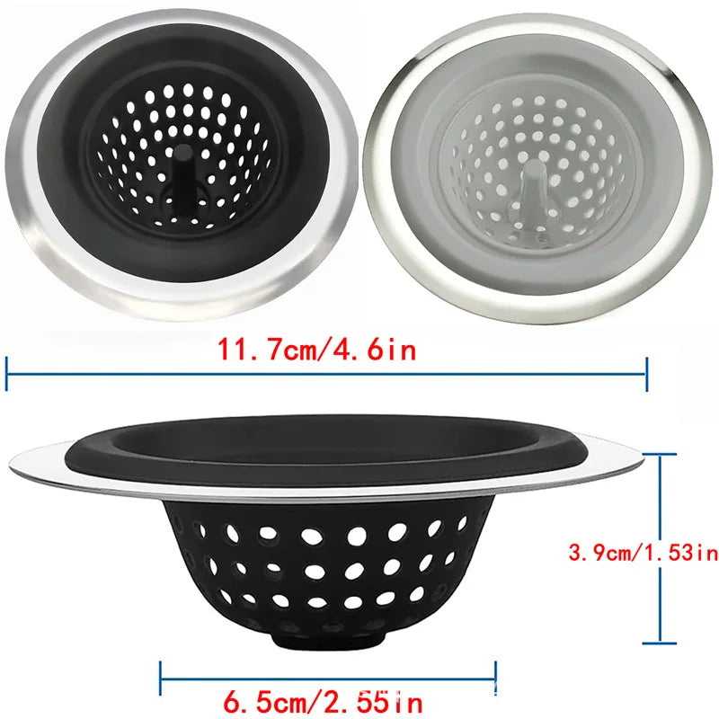 Kitchen Silicone Sink Filter Strainer