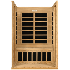 Dynamic Sauna  Versailles 2-person Low EMF (Under 8MG) FAR Infrared Sauna (Canadian Hemlock)