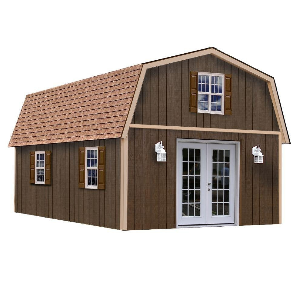 Best Barns Richmond 16 ft. x 32 ft. Wood Storage Building richmond1632 – UK Fast Gas